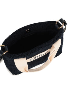 Borsa a spalla in teddy