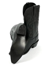 Carica l'immagine nel visualizzatore di Gallery, Stivali Texani neri Elmo di Old West
