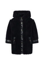 Carica l&#39;immagine nel visualizzatore di Gallery, Cappotto in pelliccia sintetica
