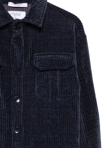 Giacca a camicia in velluto