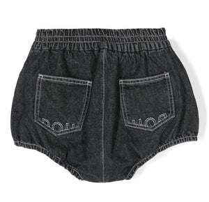 Shorts a coulottes con ricamo