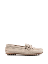 Carica l'immagine nel visualizzatore di Gallery, MOCASSINI ETRO KIDS BEIGE IN CAMOSCIO CON STAMPA PAISLEY
