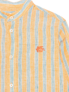 Camicia in lino a righe