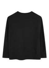 Carica l&#39;immagine nel visualizzatore di Gallery, T-shirt nera a manica lunga
