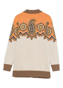 Cardigan motif- Paisley pocket