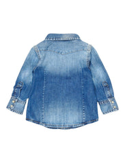 Carica l'immagine nel visualizzatore di Gallery, Camicia in denim neonato
