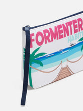 Carica l'immagine nel visualizzatore di Gallery, POCHETTE ALINE IN SCUBA CON STAMPA CARTOLINA FORMENTERA
