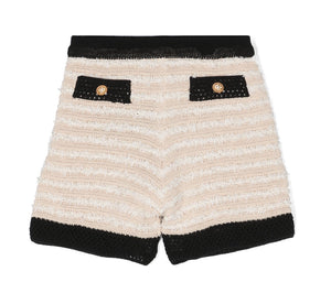 Shorts con bordi sfrangiati