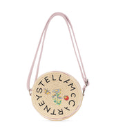 Borsa a tracolla con ricamo floreale