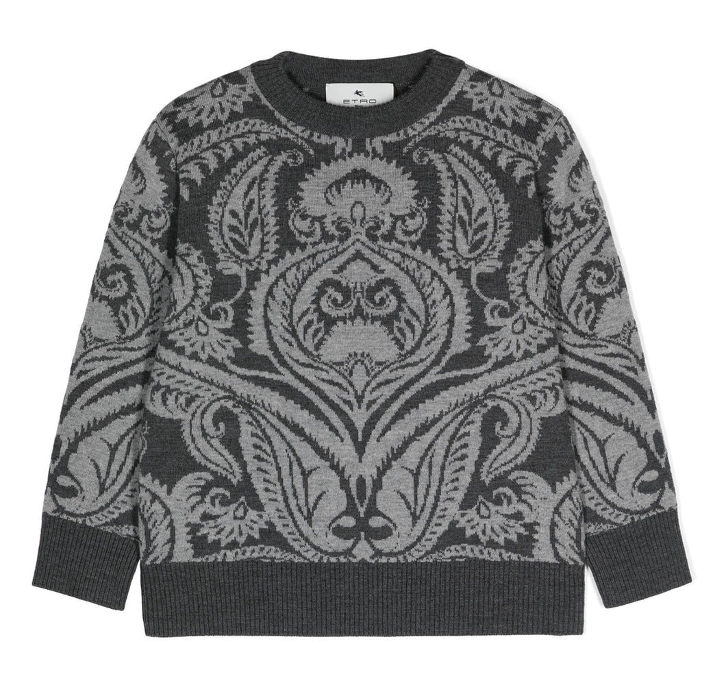 Maglione con motivo paisley