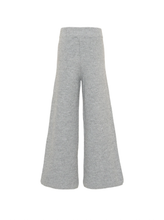 Carica l'immagine nel visualizzatore di Gallery, Pantaloni in maglia grigi elasticizzati
