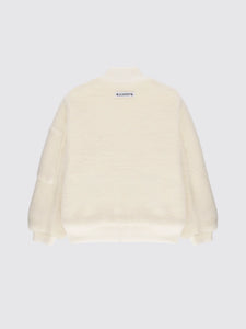BOMBER OVERSIZE IN LANA BOUCLÉ