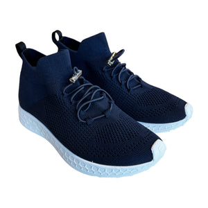 Sneakers ultraleggere a calzino blu