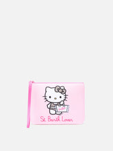 Carica l'immagine nel visualizzatore di Gallery, POCHETTE ALINE IN SCUBA CON STAMPA HELLO KITTY ST. BARTH LOVER | SPECIAL EDITION

