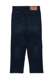 Jeans relaxed blu-nero sfumato - D-Maki