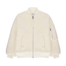 Carica l&#39;immagine nel visualizzatore di Gallery, BOMBER OVERSIZE IN LANA BOUCLÉ
