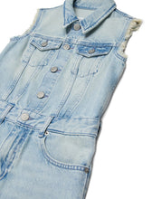 Carica l'immagine nel visualizzatore di Gallery, Abito smanicato in denim
