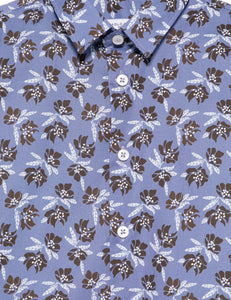 Camicia con stampa floreale