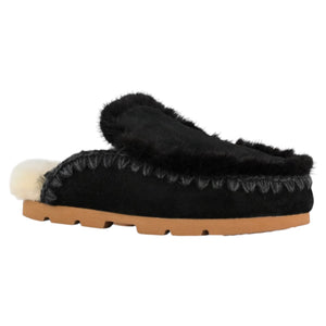 Slippers winter bio fur trim