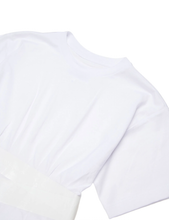 Carica l'immagine nel visualizzatore di Gallery, T-shirt con fascia in vita
