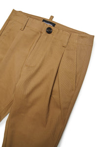 Pantaloni chino in gabardina