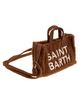Carica l'immagine nel visualizzatore di Gallery, Phone bag marrone in teddy
