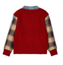 Carica l'immagine nel visualizzatore di Gallery, Cardigan con inserti unisex
