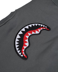 Felpa grigia basic crewneck