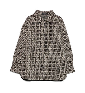 Camicia con stampa geometrica
