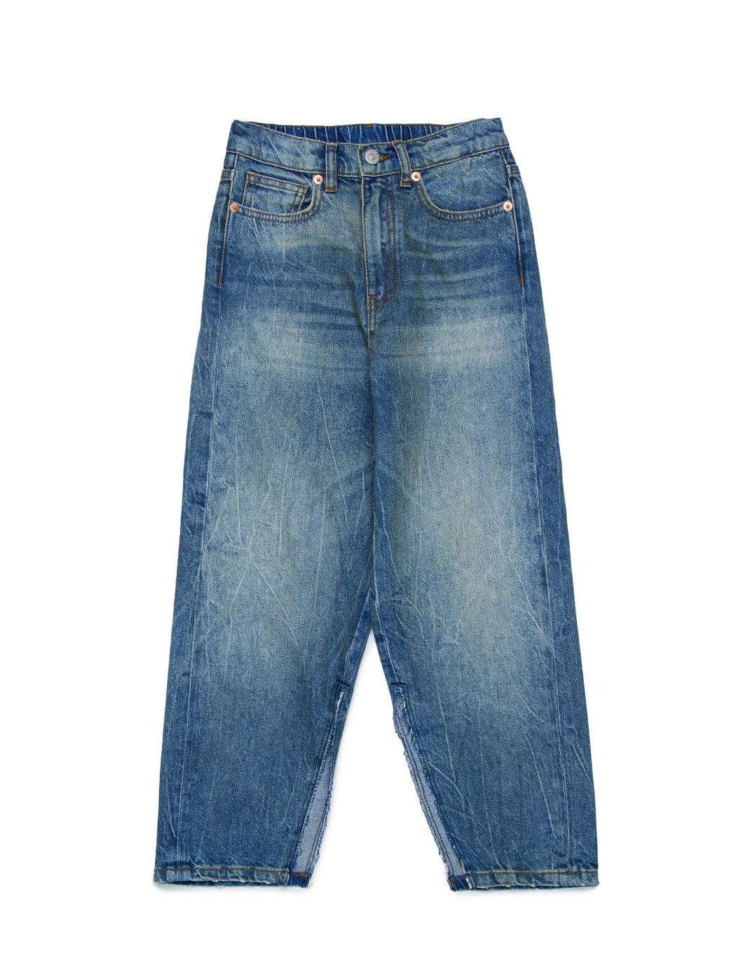Jeans dritti con spacco