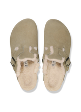 Carica l'immagine nel visualizzatore di Gallery, Birkenstock Boston taupe in pelliccia di agnello
