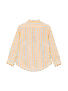 Camicia in lino a righe