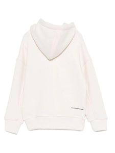 Felpa in maglia con cappuccio