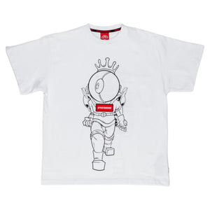 T-SHIRT ASTROMANE WALKING T-SHIRT WHITE BIANCO