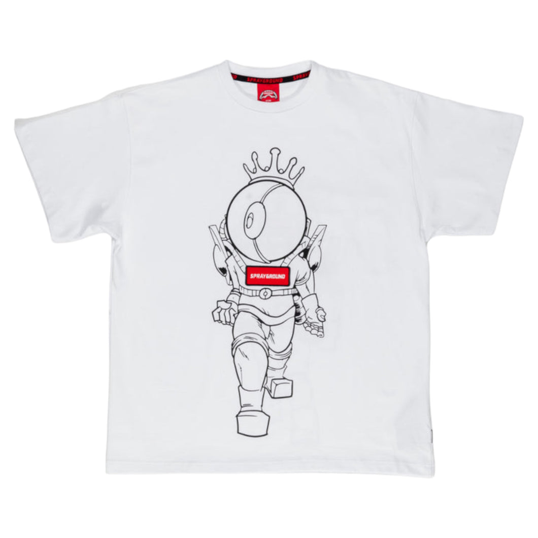 T-SHIRT ASTROMANE WALKING T-SHIRT WHITE BIANCO