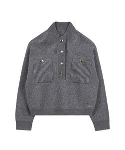 Maglione con bottoni
