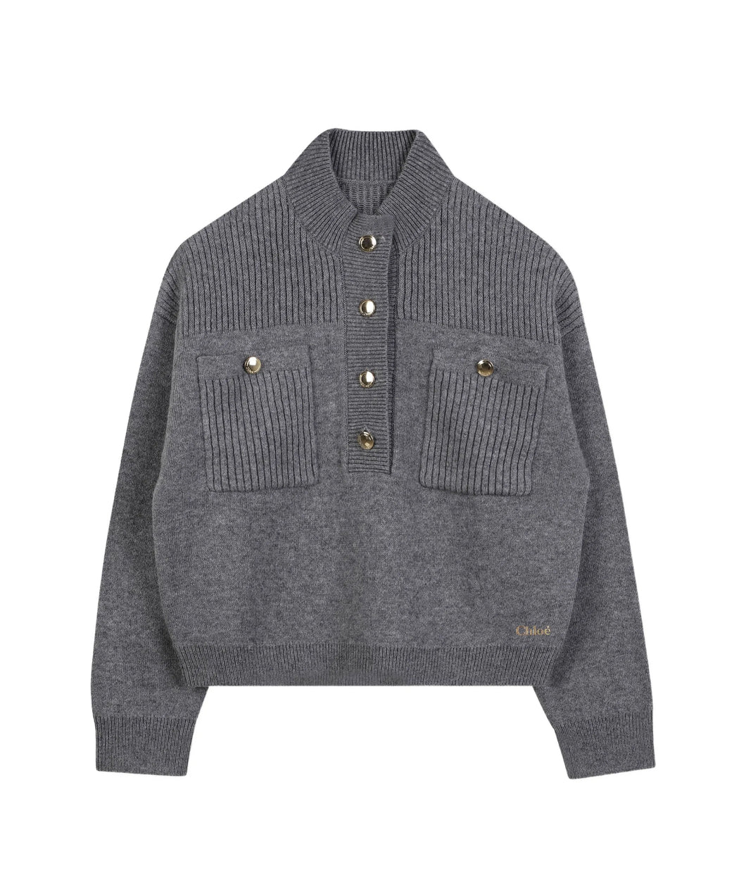 Maglione con bottoni