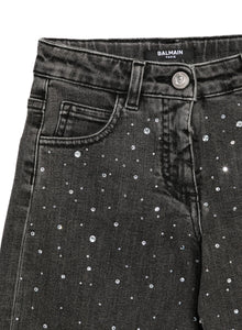 Jeans con cristalli