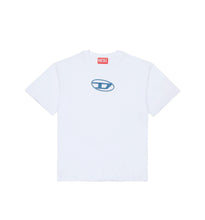 Carica l'immagine nel visualizzatore di Gallery, T-shirt in jersey con dettaglio in denim
