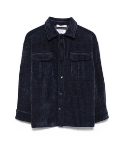 Giacca a camicia in velluto