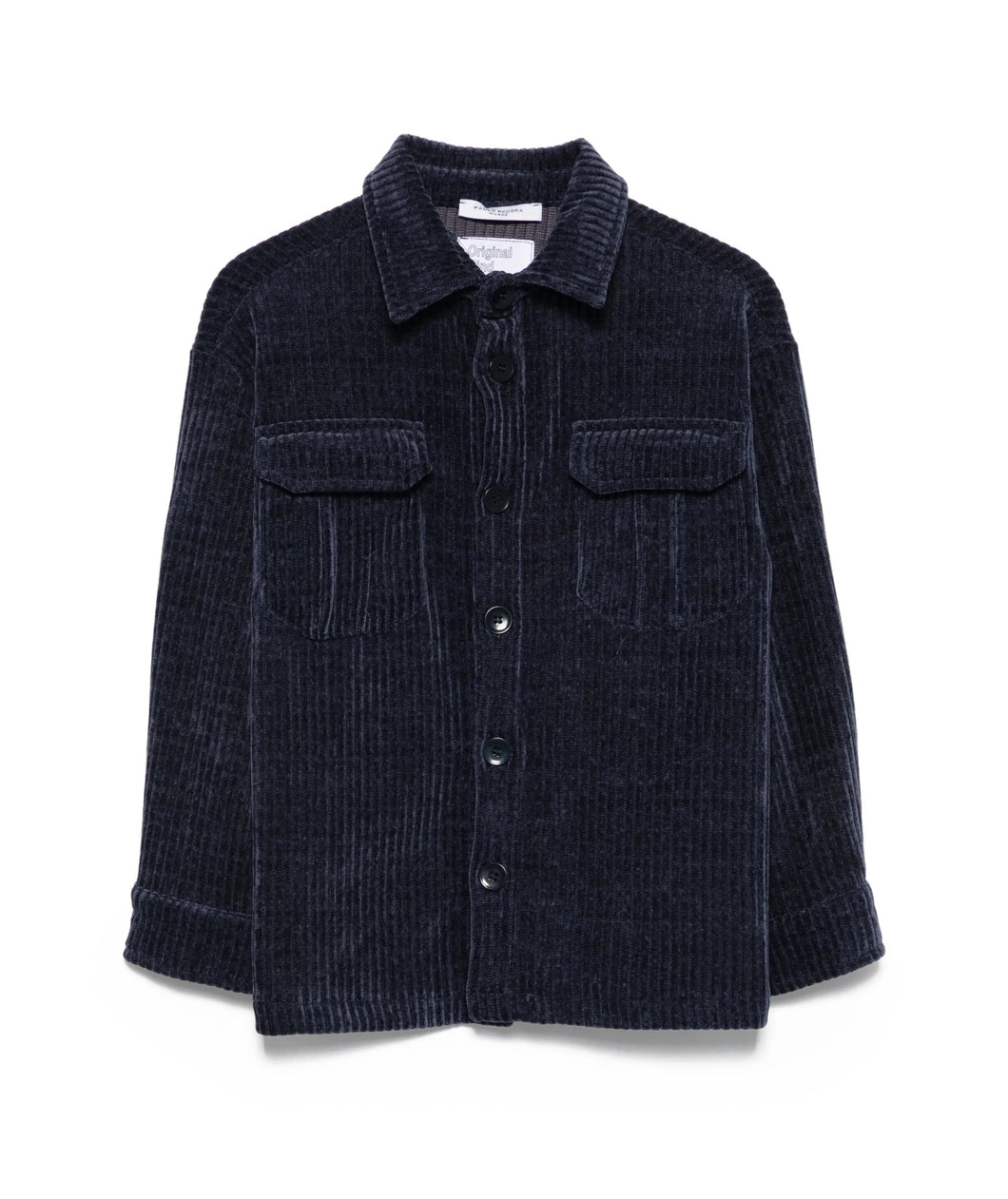 Giacca a camicia in velluto