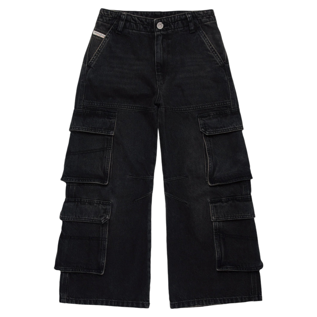 Jeans straight nero - D-Sire Cargo