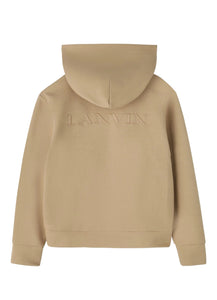 Felpa con cappuccio e zip