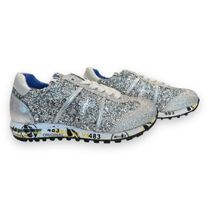 Sneakers lucy glitter argento