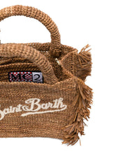 Carica l'immagine nel visualizzatore di Gallery, BORSA VANITY MINI MC2 SAINT BARTH MARRONE CON LOGO RICAMATO

