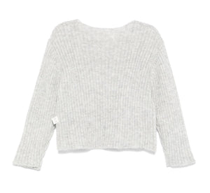 Cardigan a coste neonata