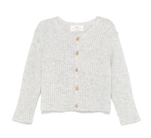 Cardigan a coste neonata