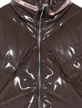 Carica l&#39;immagine nel visualizzatore di Gallery, Bomber cioccolato in vinile
