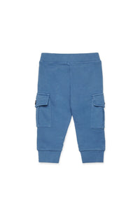 Pantaloni cargo in felpa con Maple Leaf