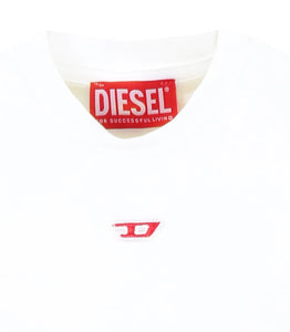 T-shirt con logo oval D